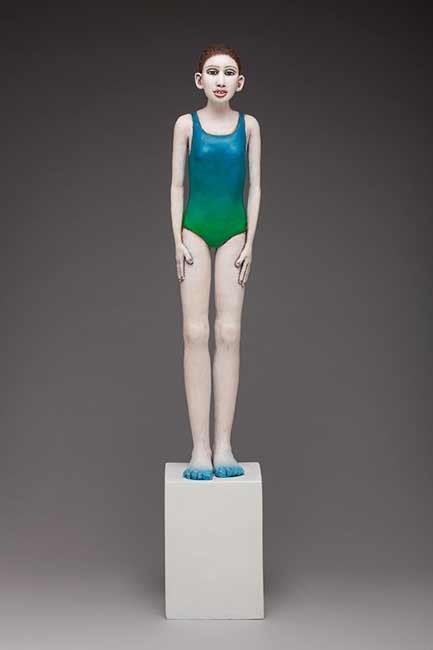 Sara Lisch, abstract figurative ceramics, ceramic figure sculpture, figurative fine art ceramic sculpture, art figuratif, human form, human art